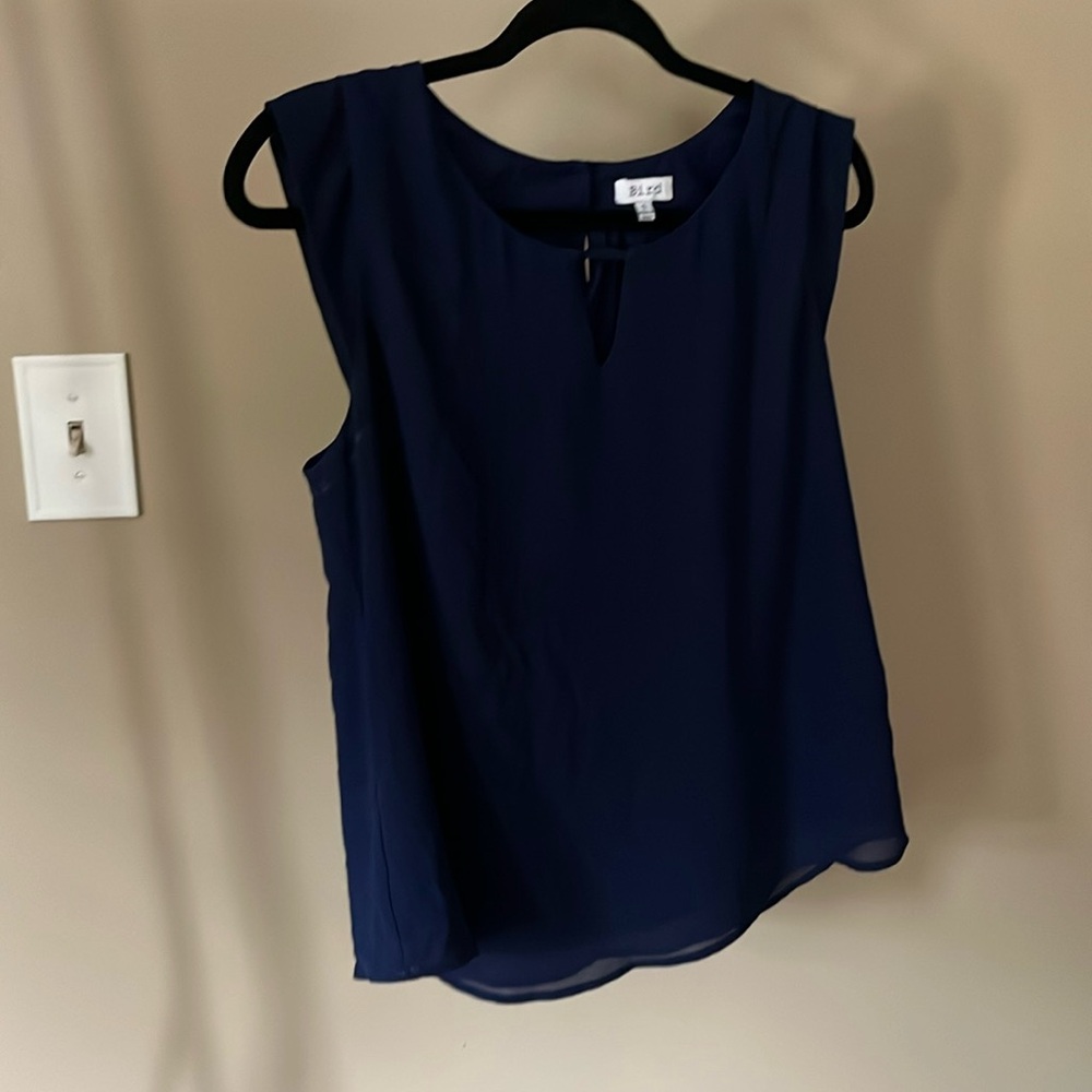 Bird navy blouse